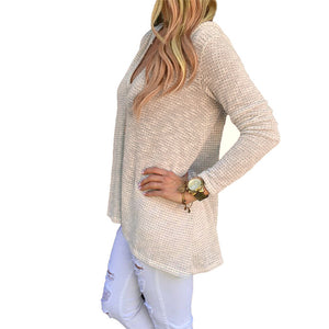 Sexy Women Pullover Sweaters Winter V Neck Knitted Loose Sweater Knitwear Women Hooded Solid Elastic Sweater Long Sleeve Tops