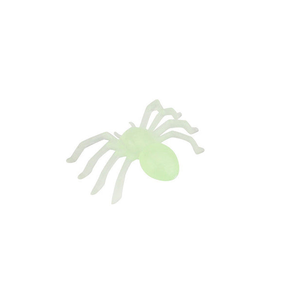 2017 funny plastic Luminous Black Green style Plastic Spider Trick Toy Party Halloween Haunted House Prop Decor