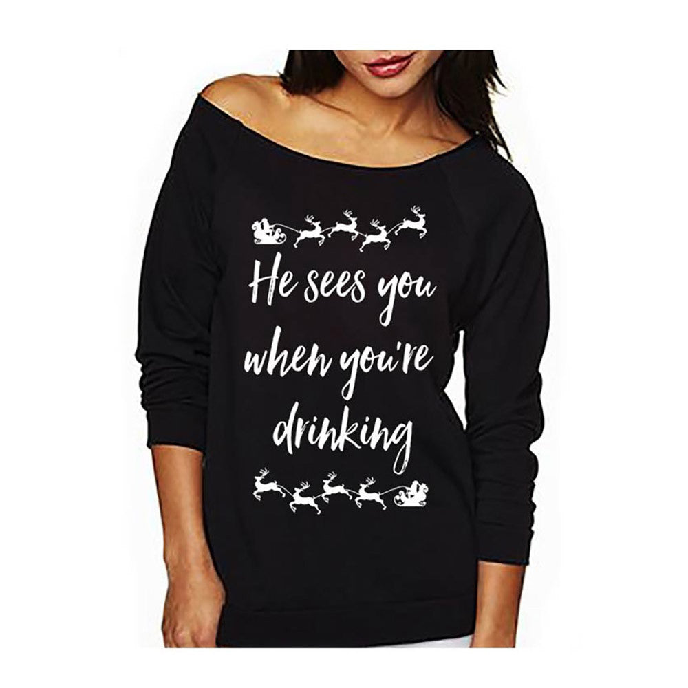 Women Loose Pullover T Shirt Long Sleeve Tops Shirt Blouse
