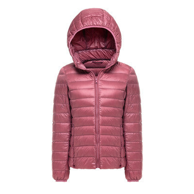 Woman Hooded Ultra Light Down Jackets