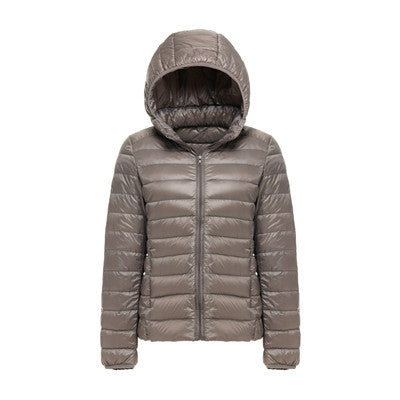 Woman Hooded Ultra Light Down Jackets