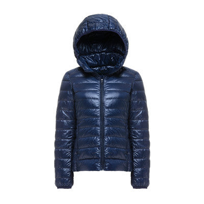 Woman Hooded Ultra Light Down Jackets