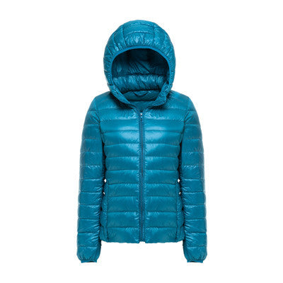Woman Hooded Ultra Light Down Jackets