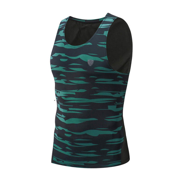 Man Workout Fitness Sports Gym Running Yoga Athletic Shirt Top Blouse Tank Vest